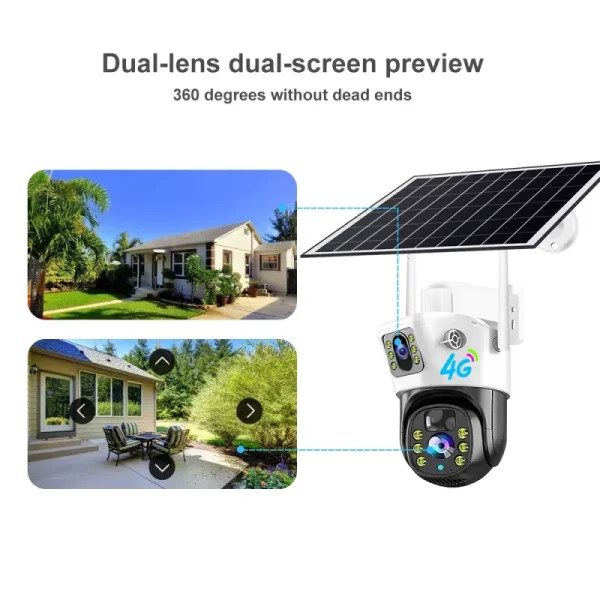 دوربین دولنز سیمکارتی خورشیدی نرم افزار O-KAM
