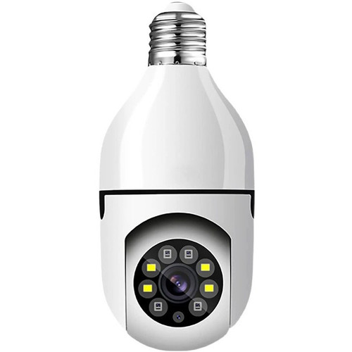 دوربین لامپی چرخش 360 درجه قابل کنترل با نرم افزار v380