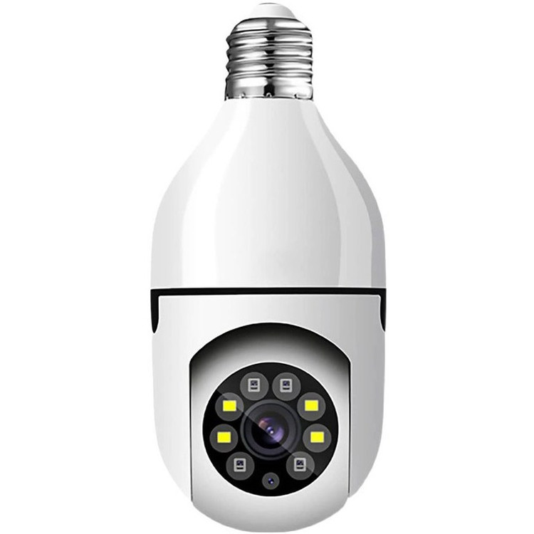 دوربین لامپی چرخش 360 درجه قابل کنترل با نرم افزار v380