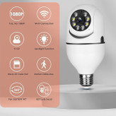 دوربین لامپی چرخش 360 درجه قابل کنترل با نرم افزار v380